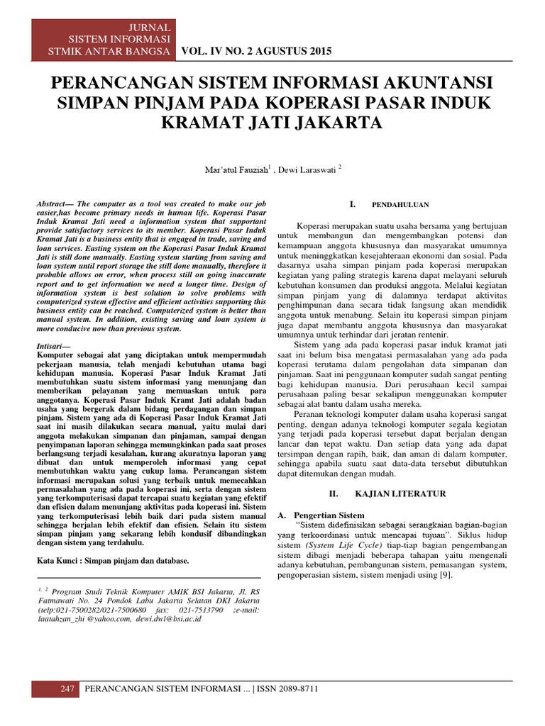 10 Koperasi Simpan Pinjam terdekat Kramat Jati