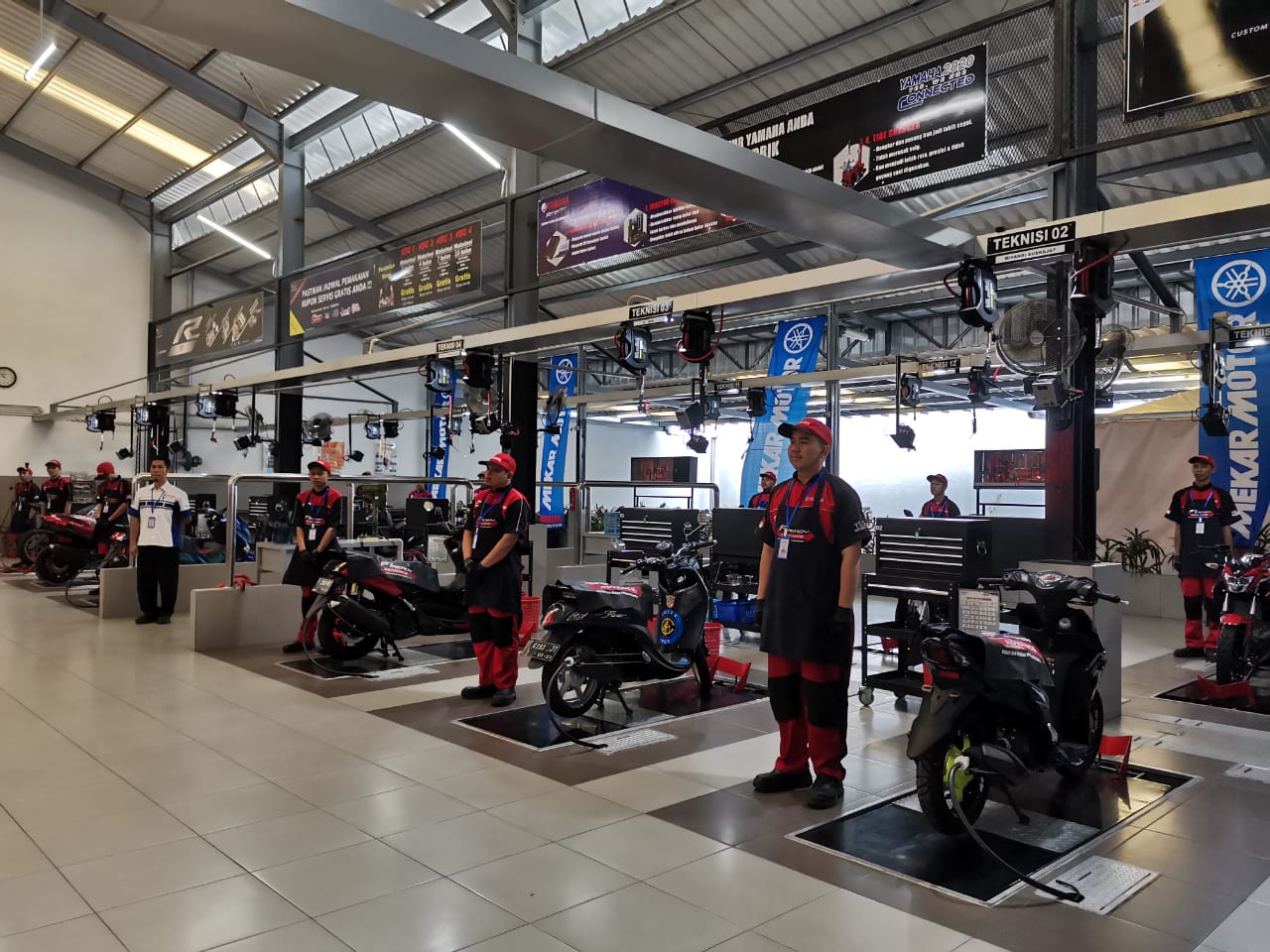 10 Bengkel Resmi Yamaha dekat Gambir